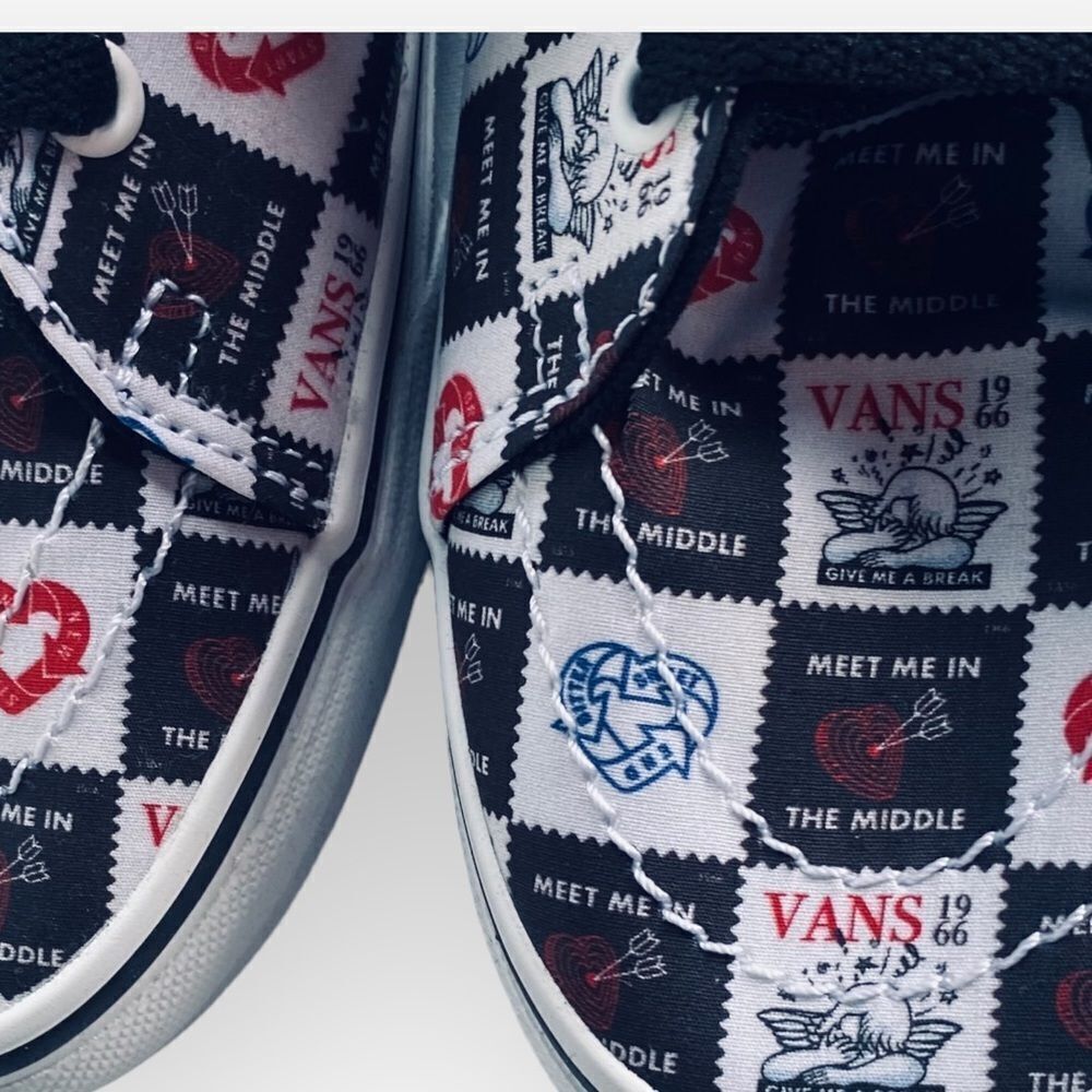 Vans SK8 Hi Tapered Love Letters Black/White Men's Classic Skate Shoes S… - Picture 10 of 11